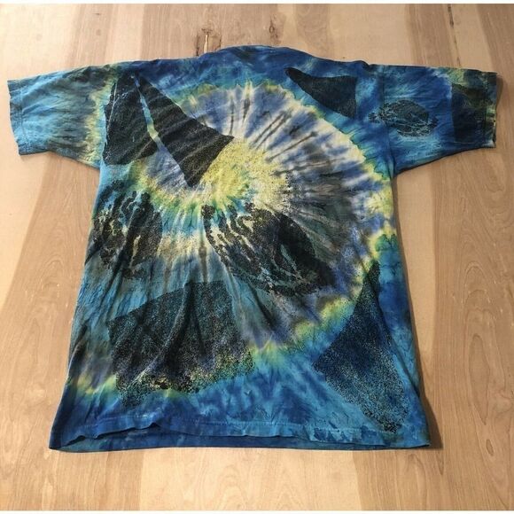RARE VINTAGE‎ 90s WORLD BEAT Tye Dye T shirt - Picture 3 of 3